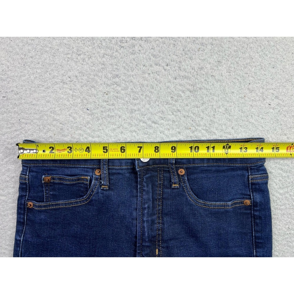 Gap True Skinny Jeans Womens 8/29 Blue Dark Rinse Mid Rise Stretch Denim Wash - Picture 10 of 14